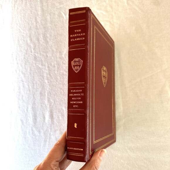 Easton Press Harvard Classics Faraday Helmholtz Kelvin Newcomb Millennium Ed